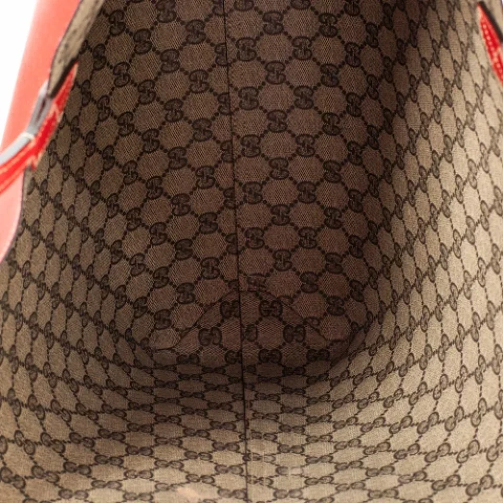 Gucci Vintage Pre-owned Canvas gucci-bags Red Dames