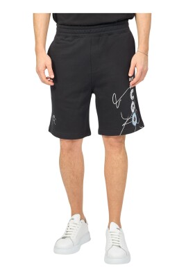 shorts-bermuda-noirs-a-taille-elastique