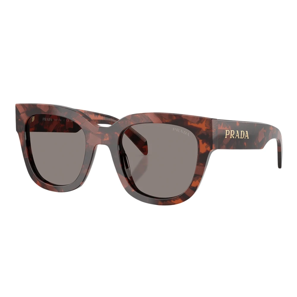 Prada Unisex Brown Sunglasses, 52 Mm, Cat-Eye Sunglasses