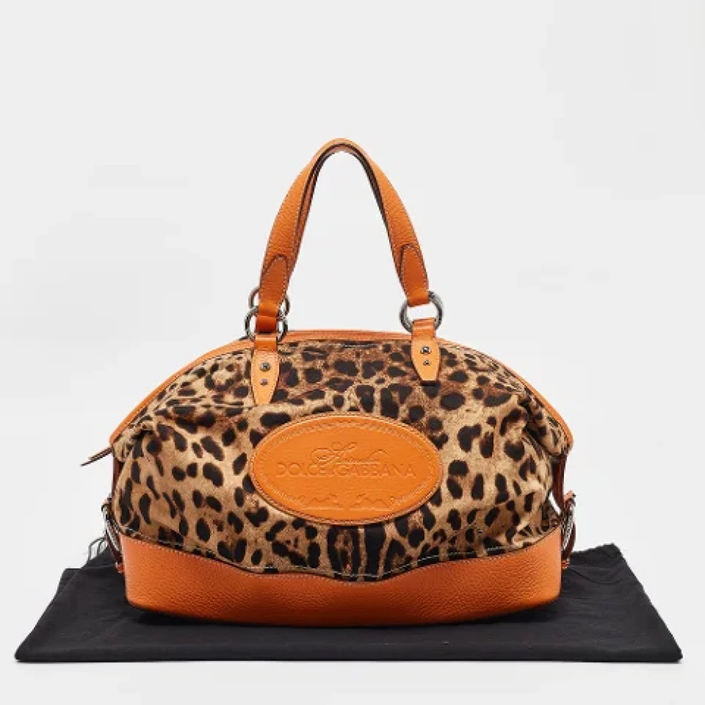 Dolce & Gabbana Pre-owned Fabric handbags Orange Dames