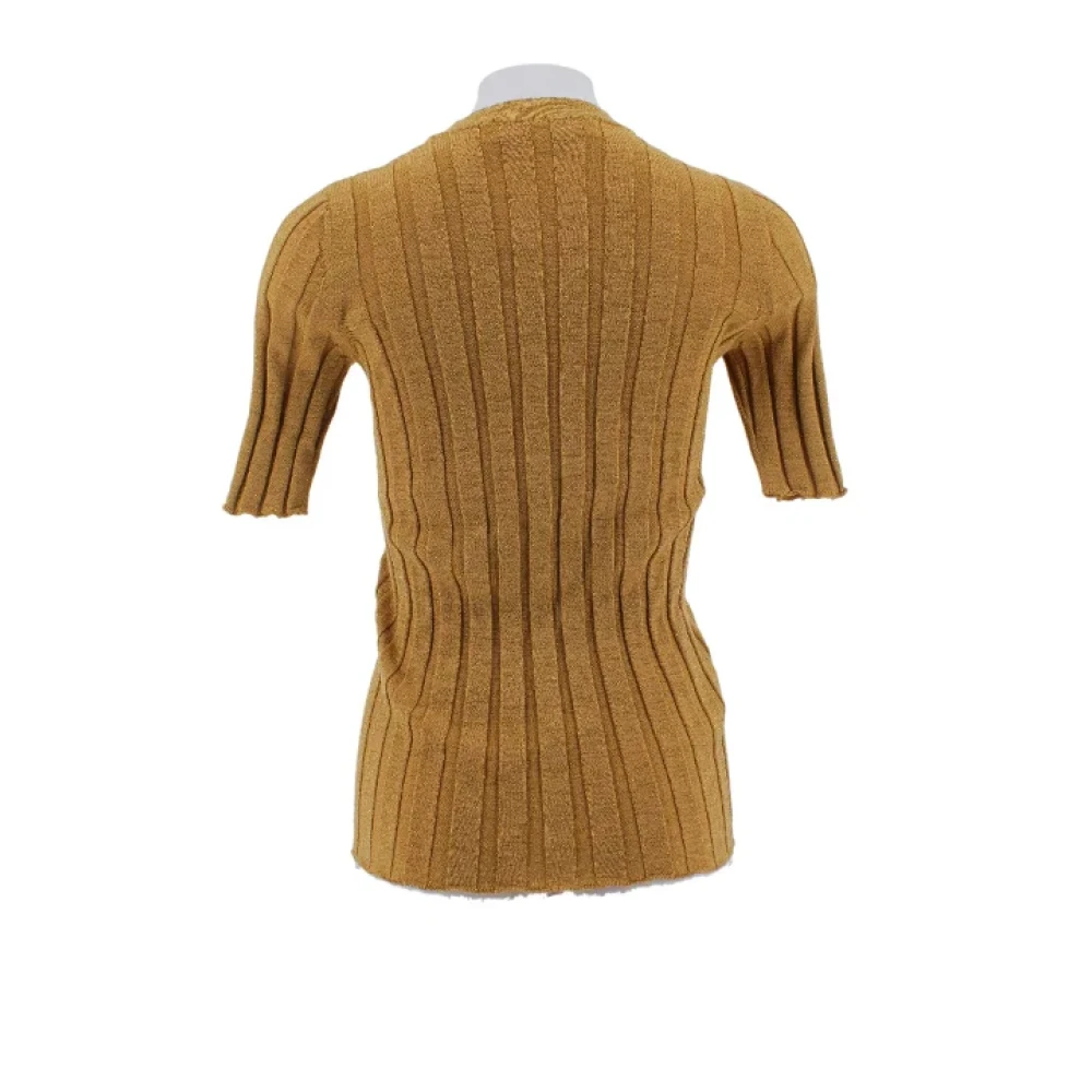 Marni Pre-owned Wool tops Yellow Dames