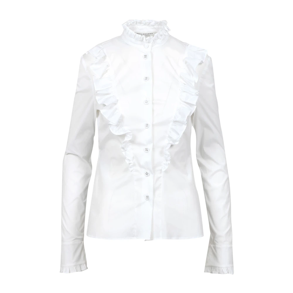Philosophy Di Lorenzo Serafini Femme Blanc - Philosophy By Lorenzo Serafini Chemises - Blouses Et Chemises - Taille: 36 Fr
