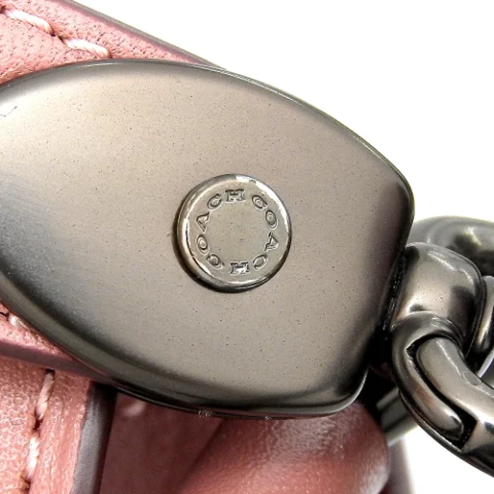 Coach Pre-owned Leather handbags Pink Dames