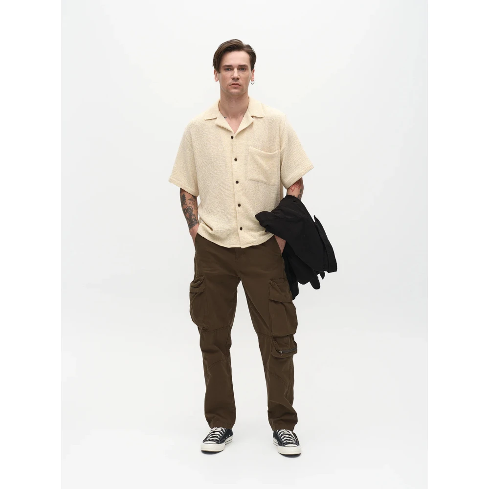 Gabba Khaki Cargo Broek met Koordzoom Green Heren