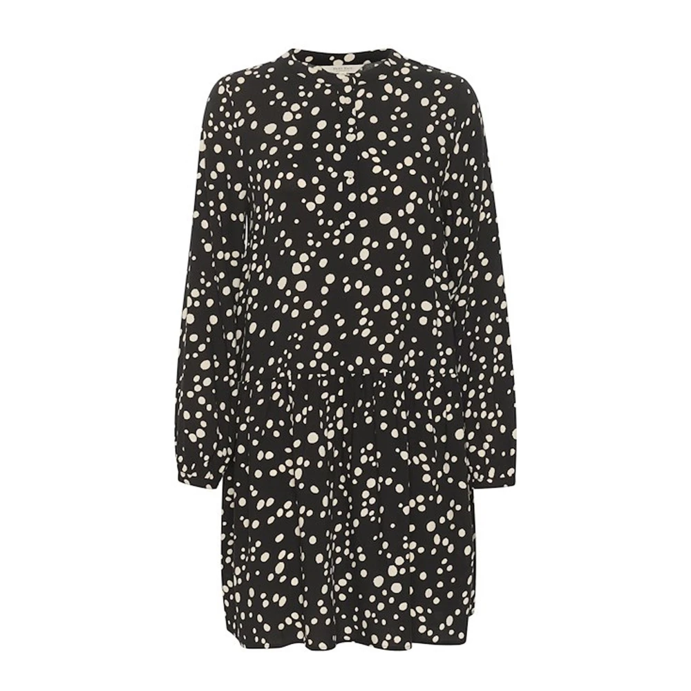 Part Two Multicolor Black Dot Print Stylish Top - Female - Short Dresses - 2XS - Dresses