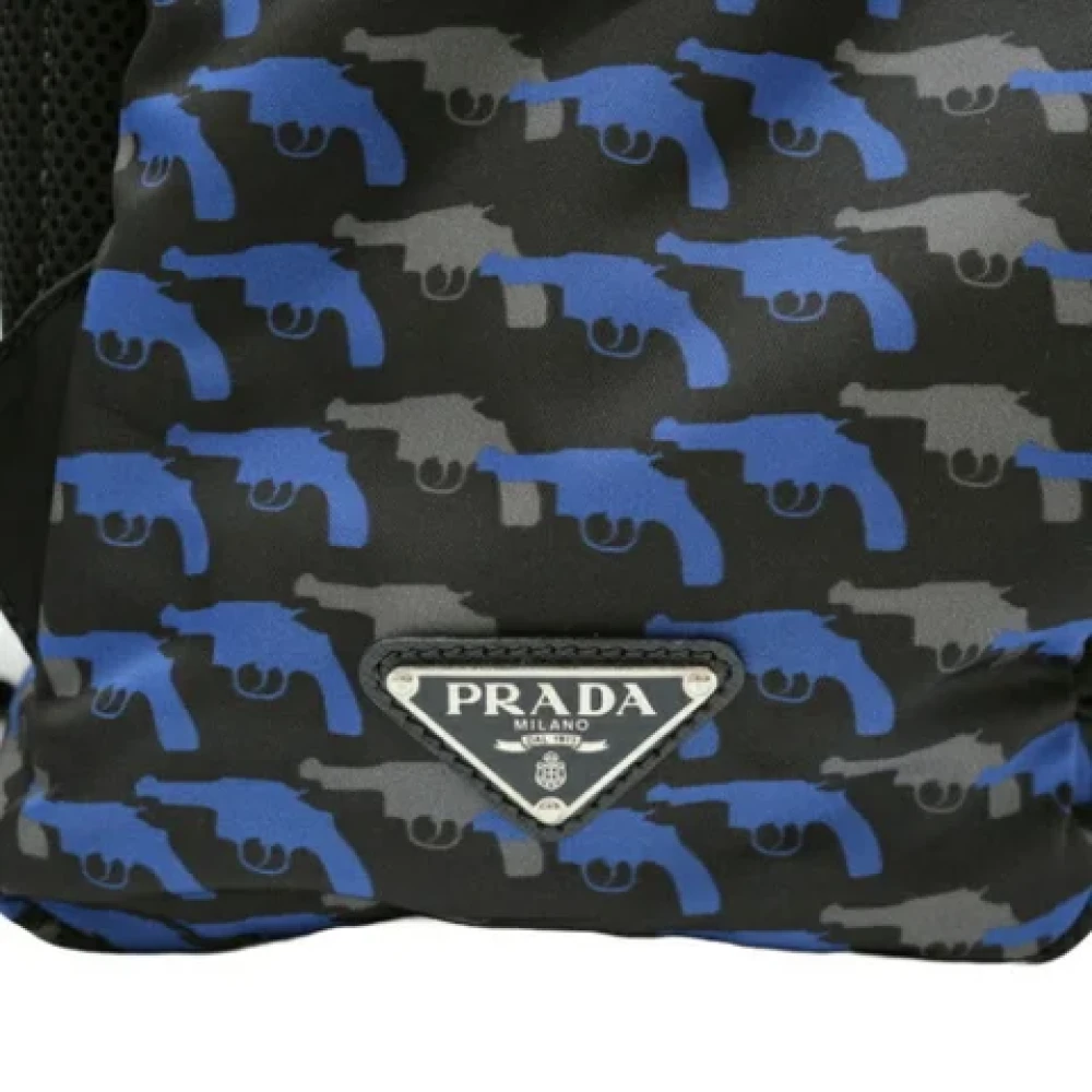 Prada Vintage Pre-owned Leather prada-bags Black Dames