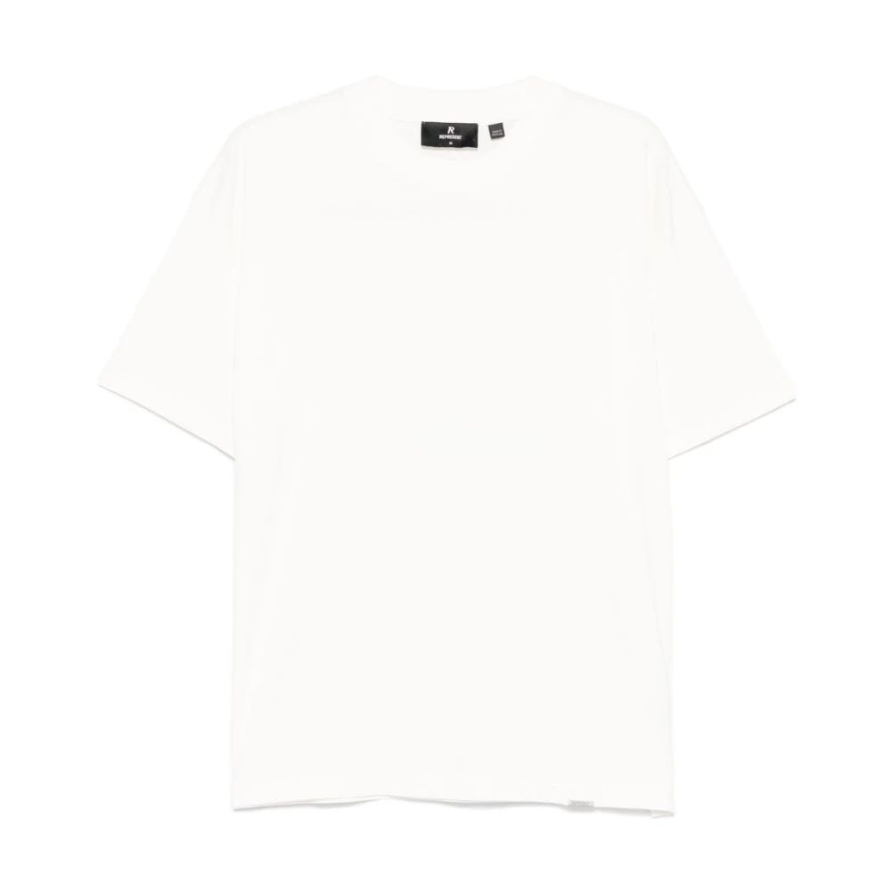 Represent Witte Katoenen Jersey Oversize T-shirt White Heren