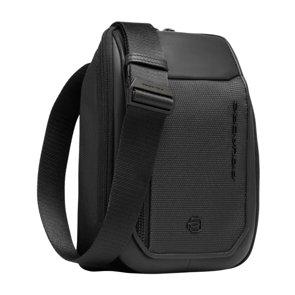 Piquadro Men's Black Cross Body Messenger, One Size, Ipad®Mini Bag