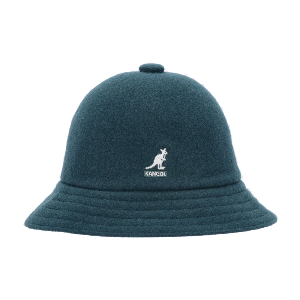 Kangol Unisex Verde - Lana Casual Cappello Pescatore Pine - Accessories - S