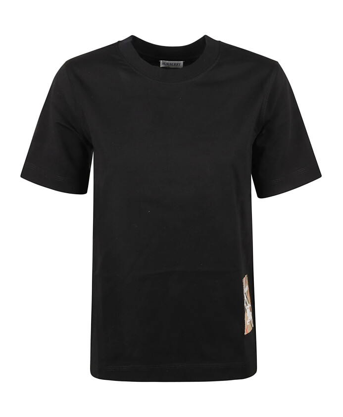checked-patch-crewneck-t-shirt