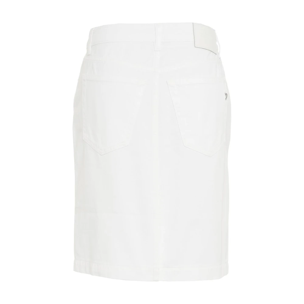 Dondup Denim Skirts White Dames