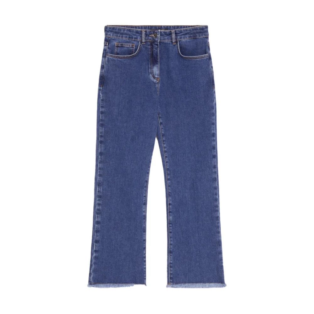Pennyblack Mini-flare fit denim jeans Blue Dames