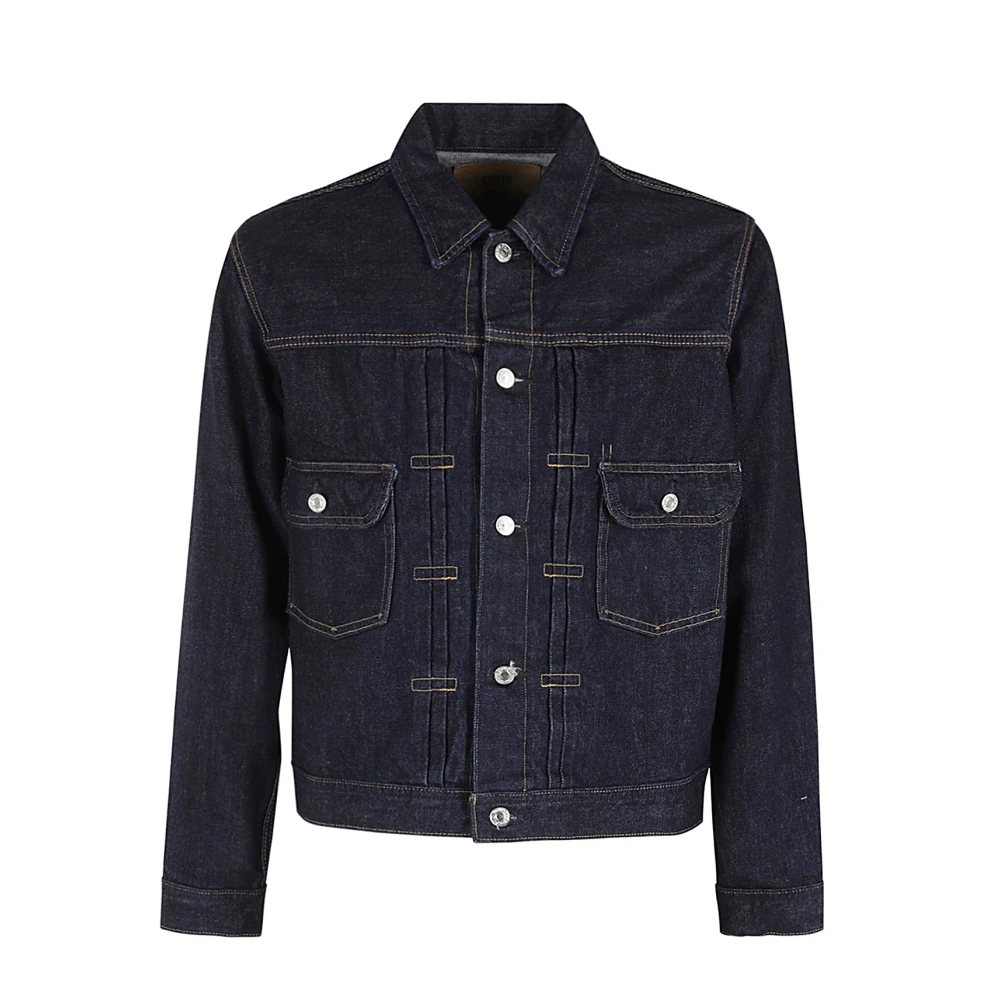 Edwin Stijlvolle Denim Jack voor Mannen Blue Heren