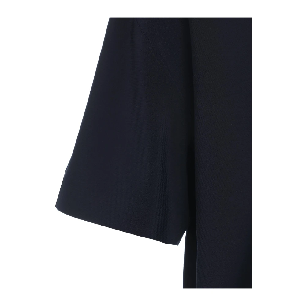 Norma Kamali Blauwe Boxy T-shirt voor vrouwen Blue Dames
