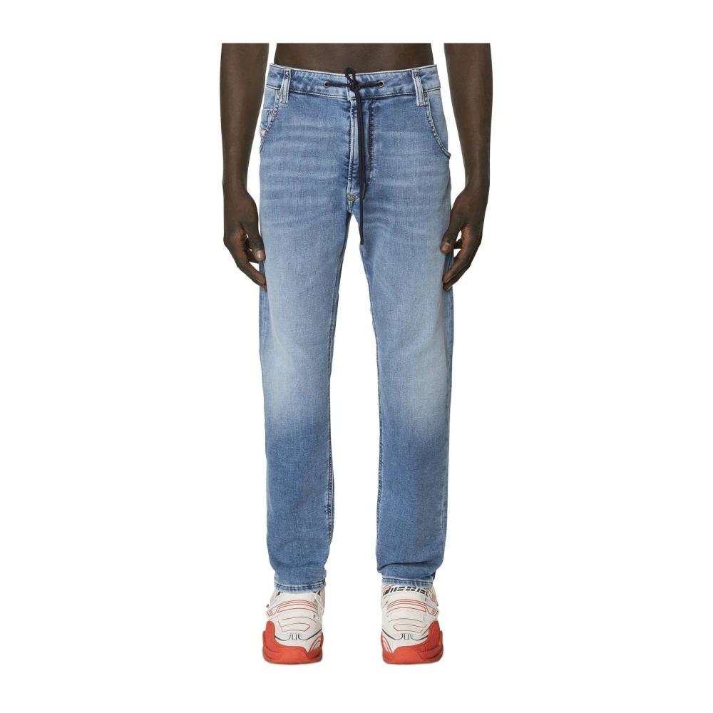 Diesel Blauwe Tapered Spijkerbroek Blue Heren