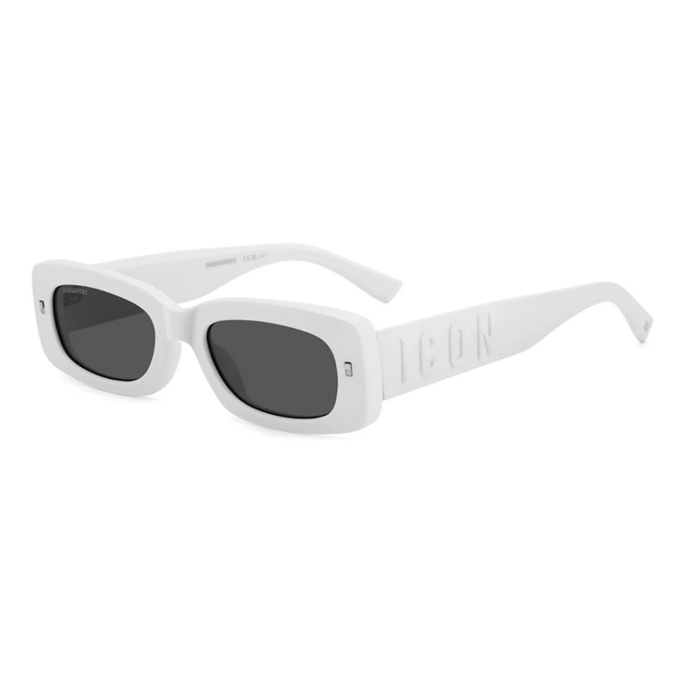 Dsquared2 Unisex White Authentic Icon Sunglasses - Premium Quality