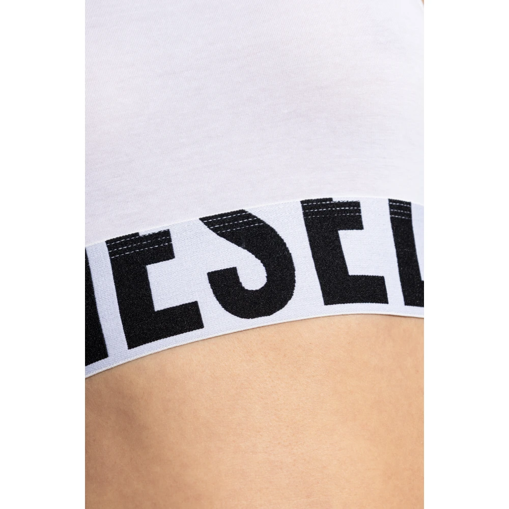 Diesel Bra Ufsb-Cotton-Race-Bralette White Dames