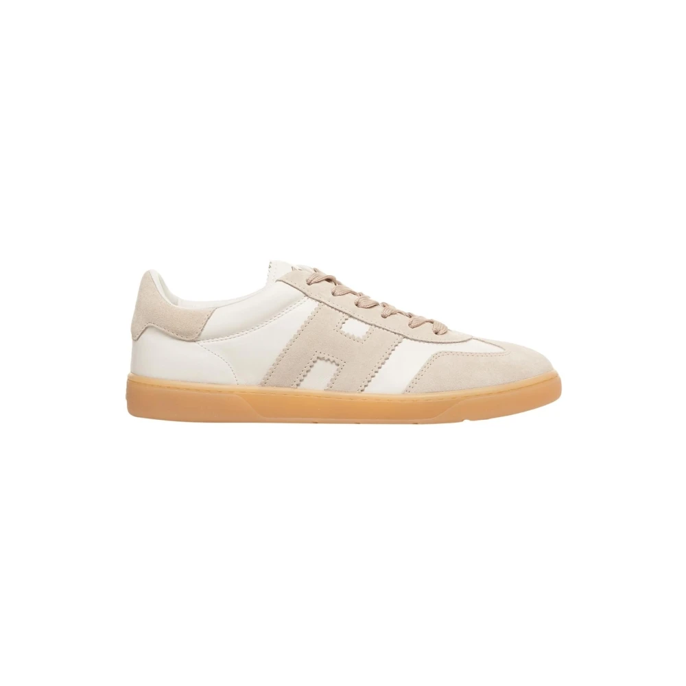 Hogan Sneakers Cool Stijl Dames Schoenen Beige