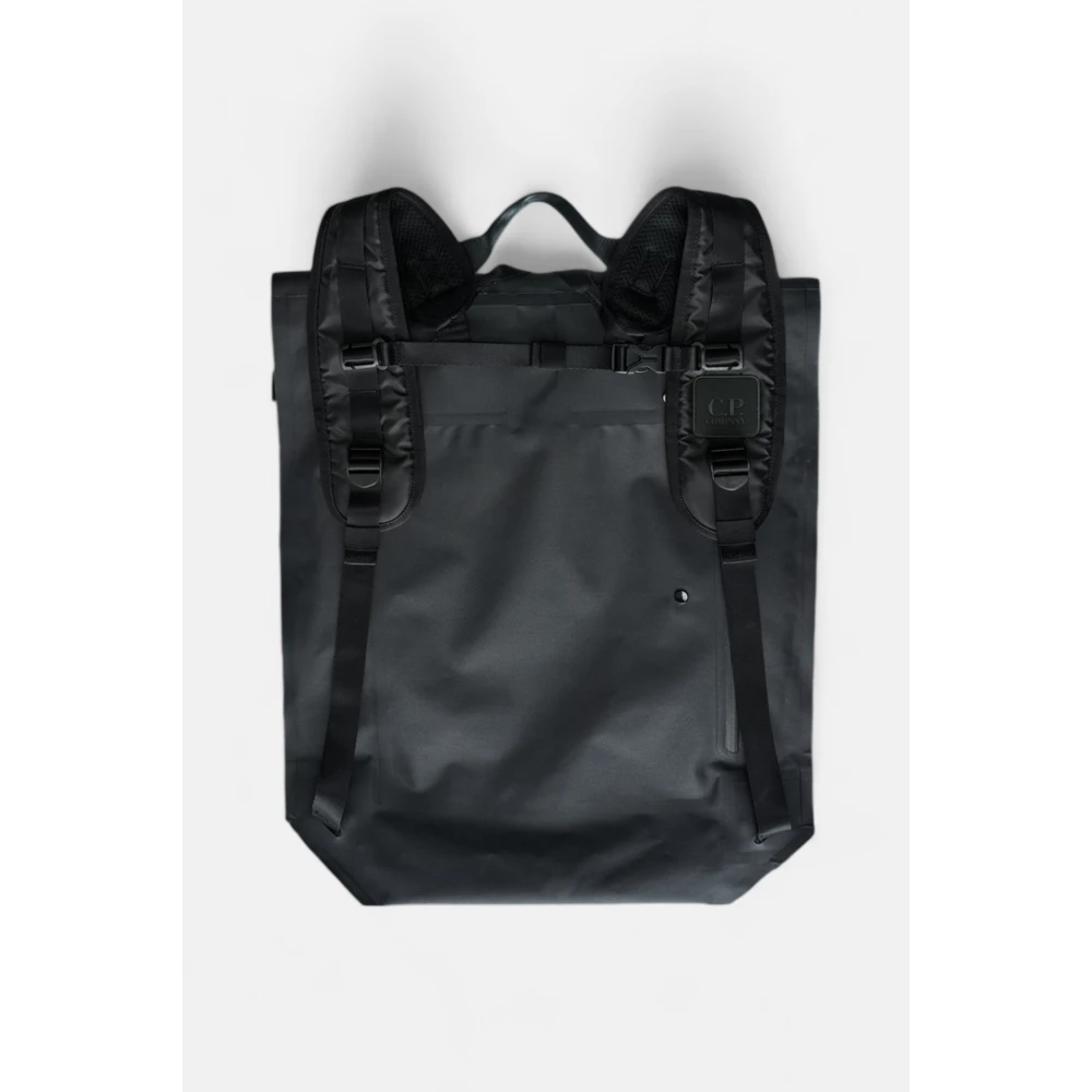C.P. Company Nylon Rugzak met Verstelbare Sluiting Black Unisex