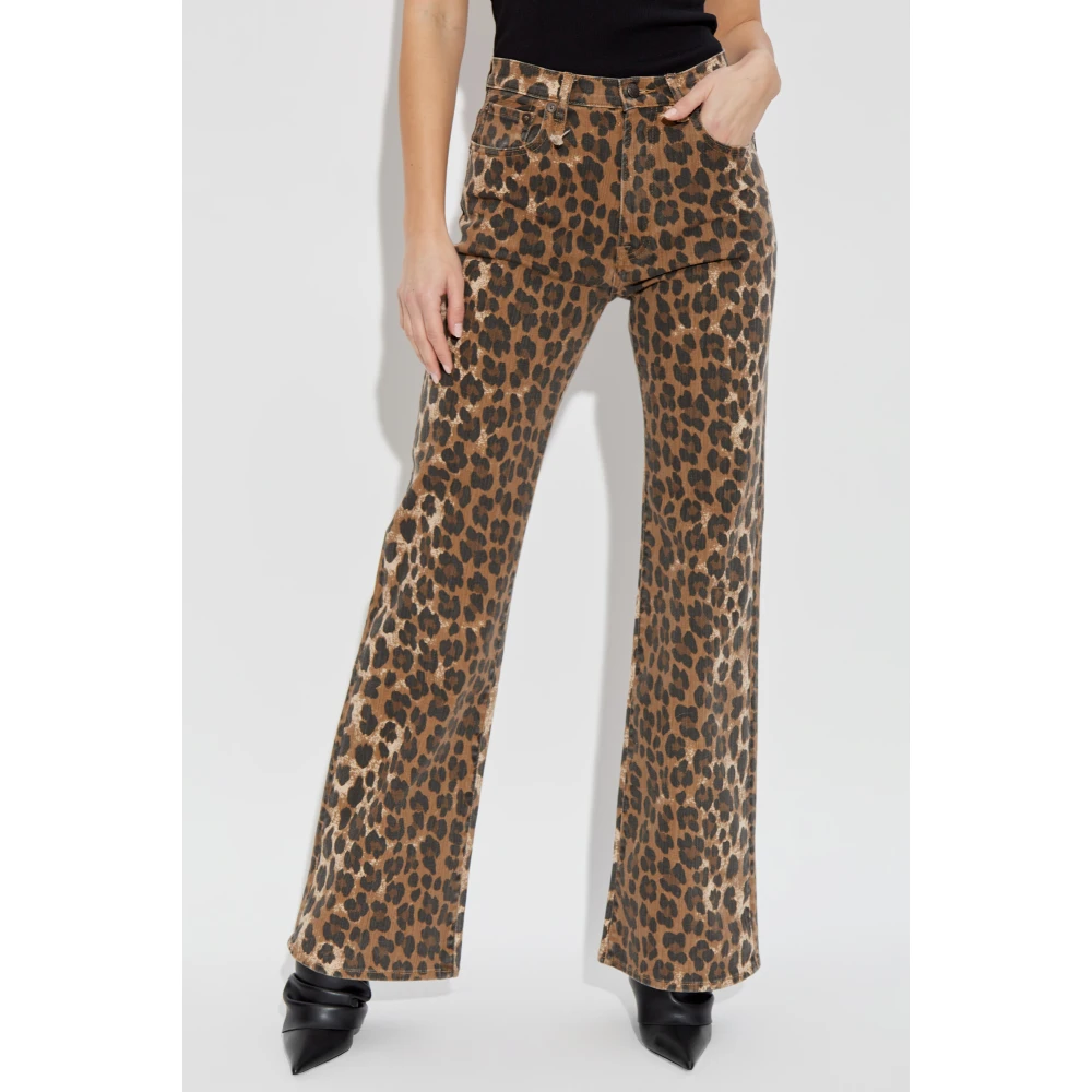 R13 Kick Fit Jeans Beige Dames