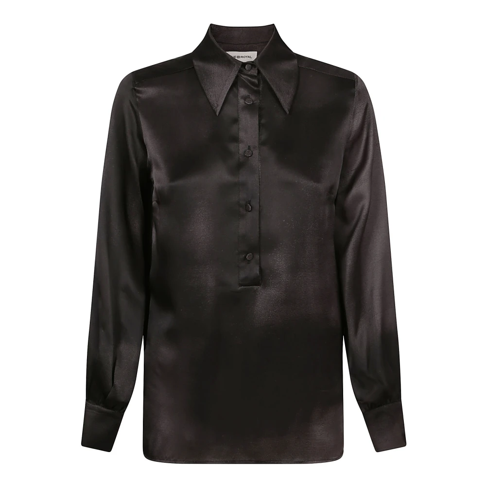 True Royal Zijden Grijze Shirt Gemaakt in Italië Gray Dames