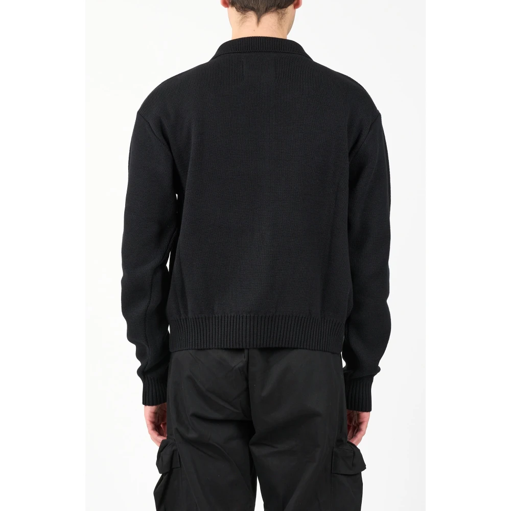 Arte Antwerp Cardigan met ritssluiting Black Heren