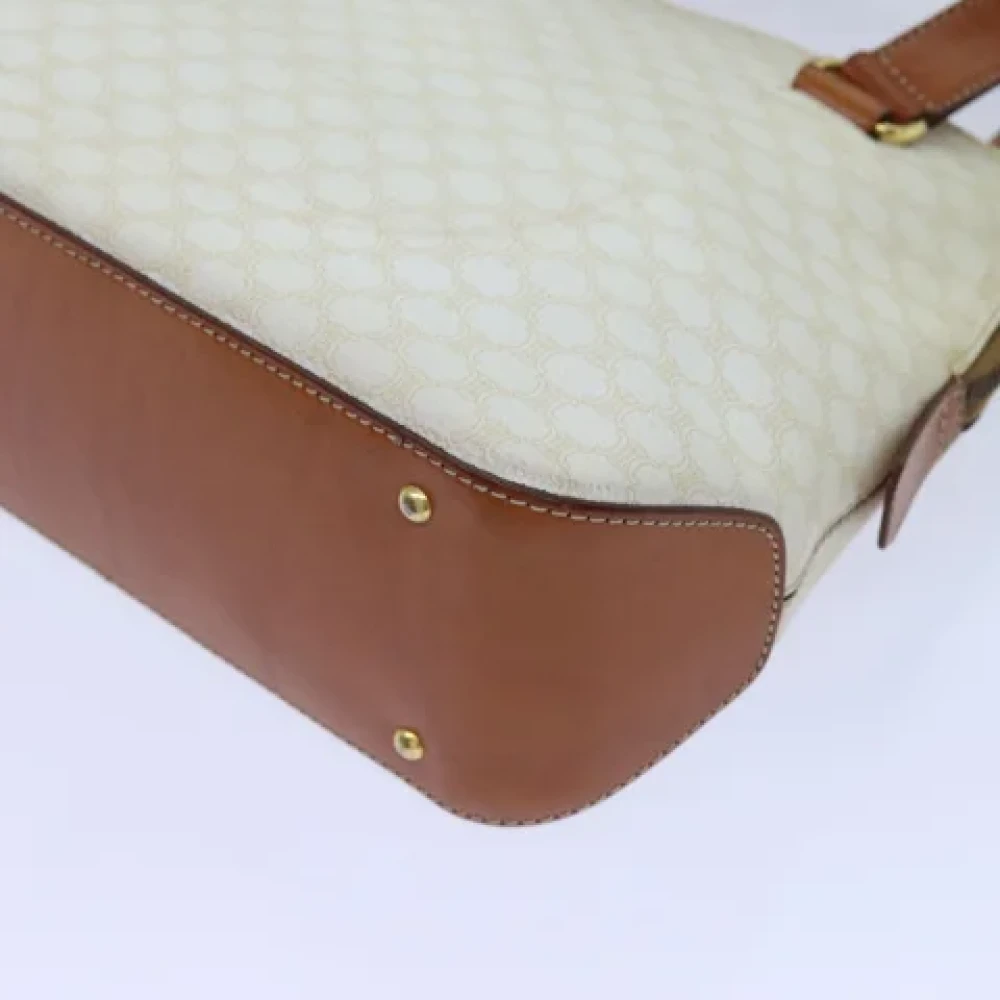 Celine Vintage Pre-owned Leather handbags White Dames