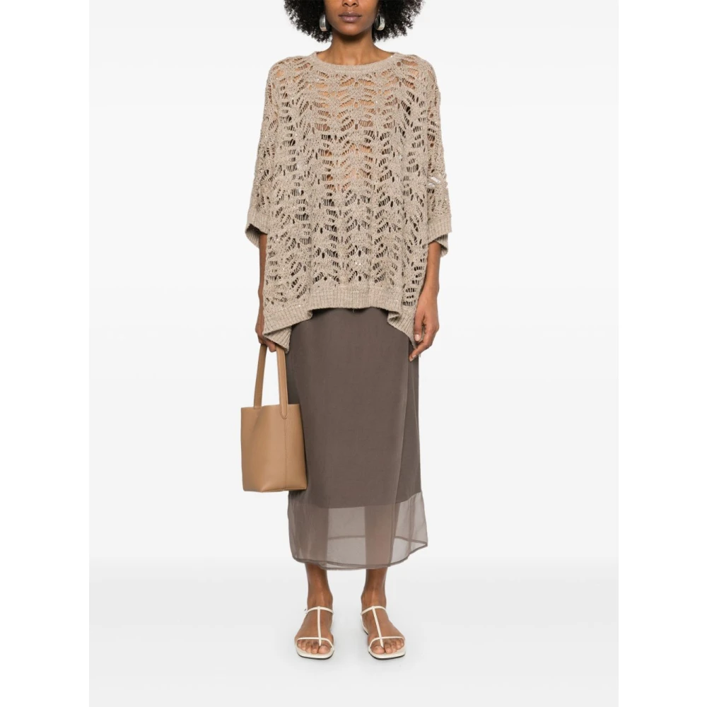 BRUNELLO CUCINELLI Bruine Rokken voor Vrouwen Brown Dames