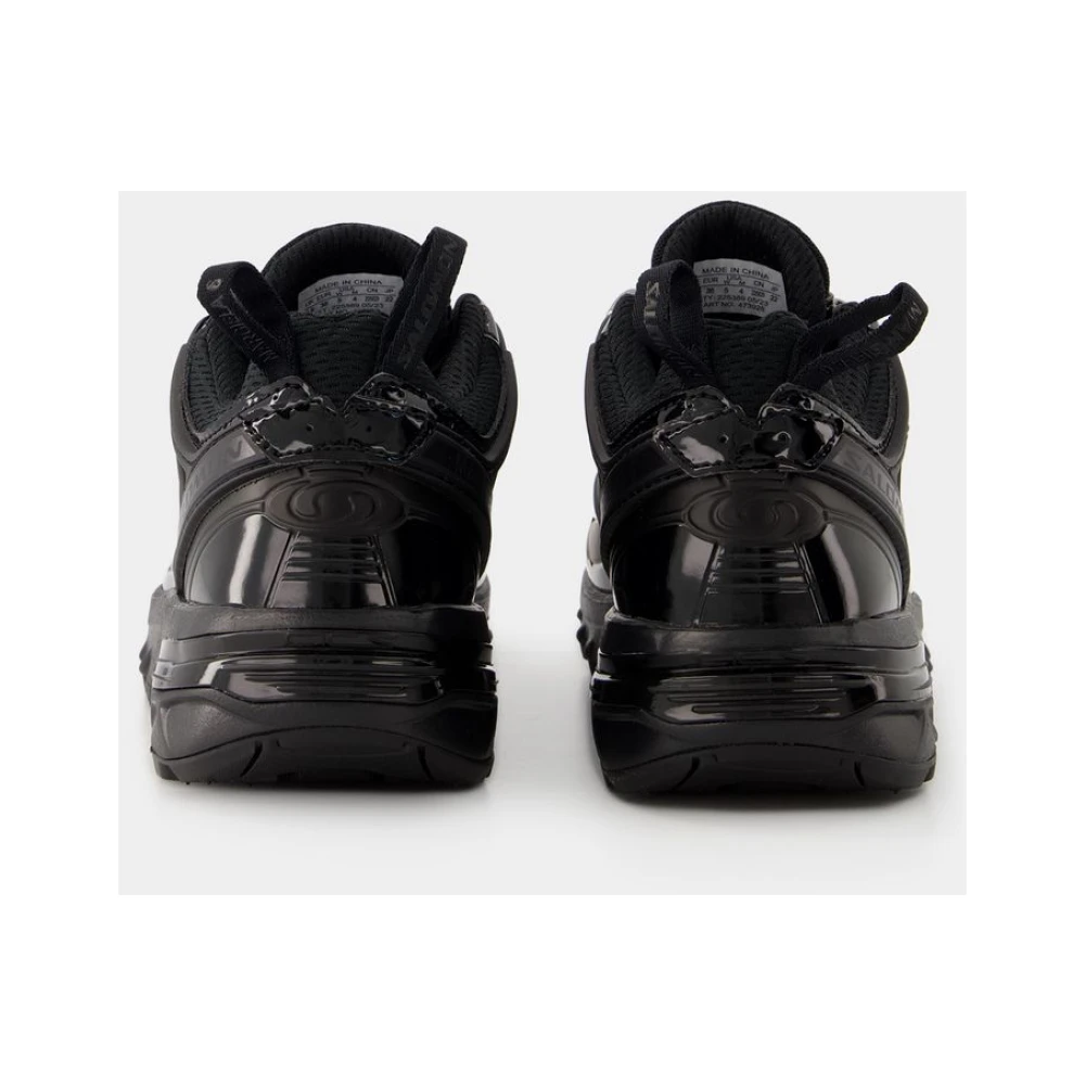 MM6 Maison Margiela Zwarte Polyester Sneakers met Rubberen Zool Black Dames