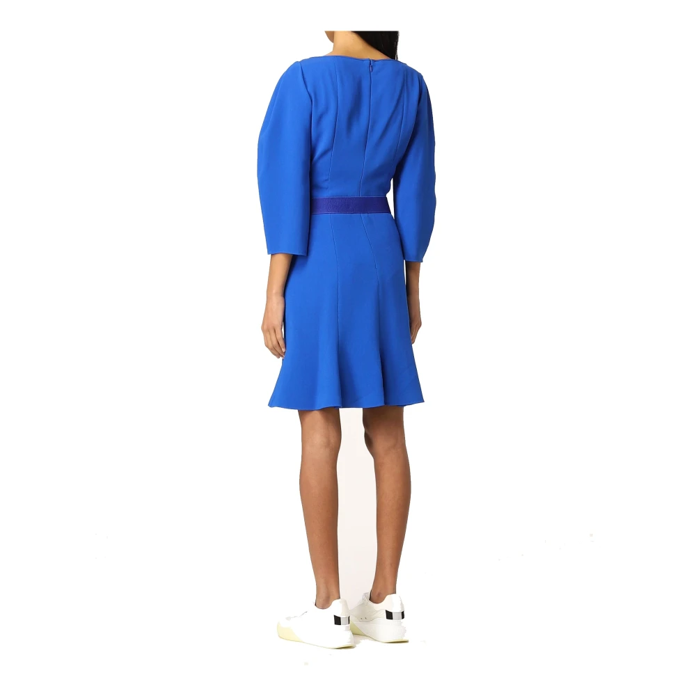 Stella Mccartney Blauwe Jurk met Lange Mouwen voor Vrouwen Blue Dames