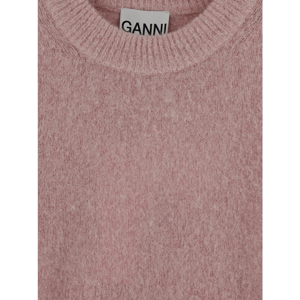 Ganni Roze Alpaca Gebreide Kleding voor Vrouwen Pink Dames