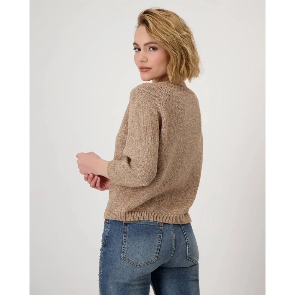 monari Stijlvolle Pullover Sweater Brown Dames
