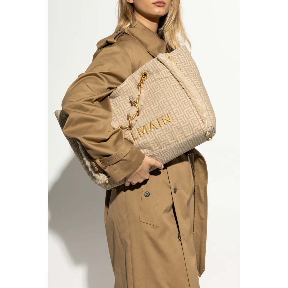 Balmain shopper type tas Beige Dames