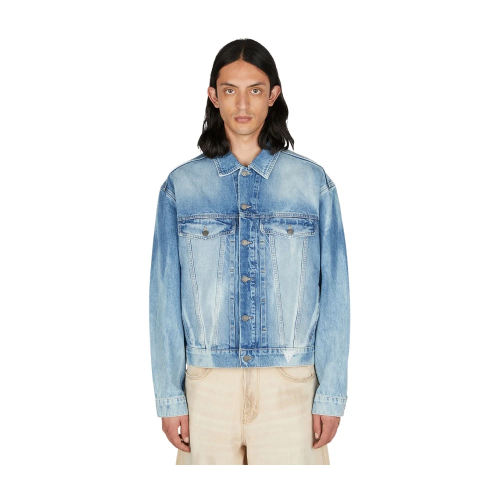 Jackets > Denim Jackets - - Guess - Modalova