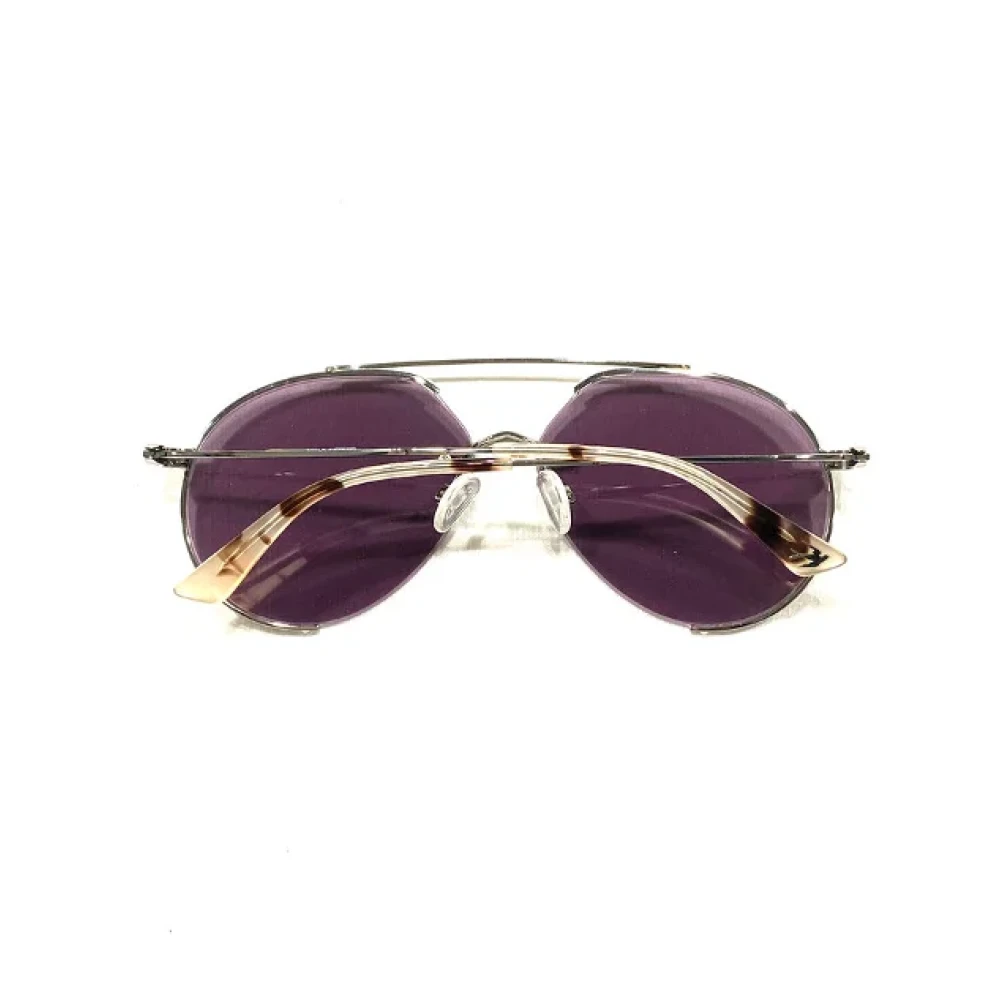 Alexander McQueen Pre-owned Plastic sunglasses Purple Dames