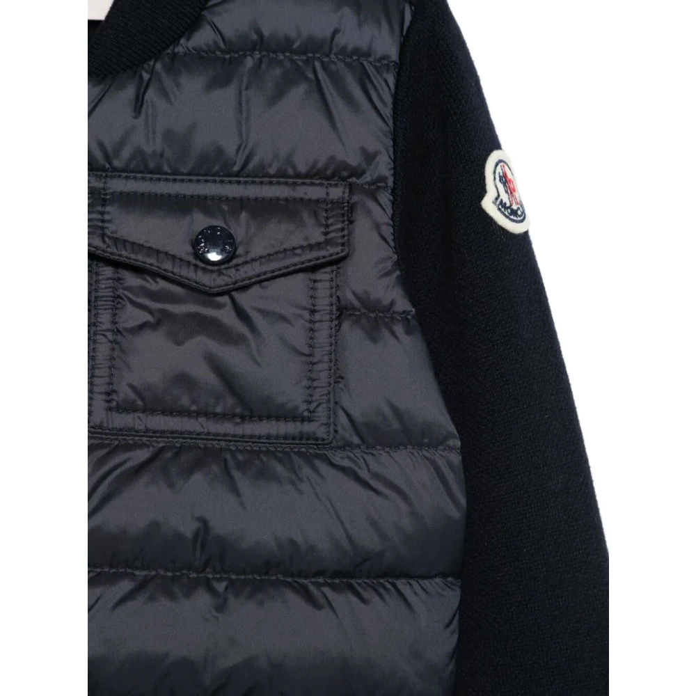 Moncler Gebreide Cardigan Sweater Blue Unisex