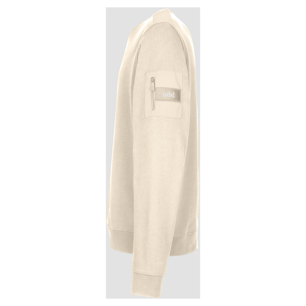 add Vest IN Katoenen Sweatshirt Beige Heren