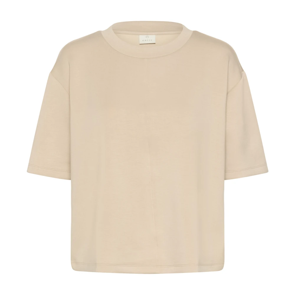 Kaffe - Tops > T-Shirts - Beige - Kaffe - Modalova
