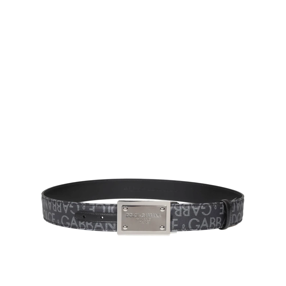 Dolce & Gabbana Men's Black Belts, 95 Cm, Belt