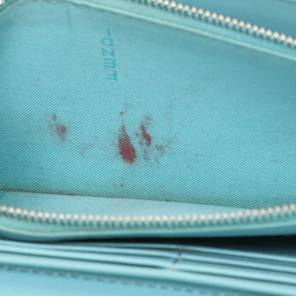 Fendi Vintage Pre-owned Leather wallets Blue Dames
