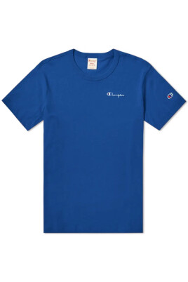 blue-small-script-logo-t-shirt