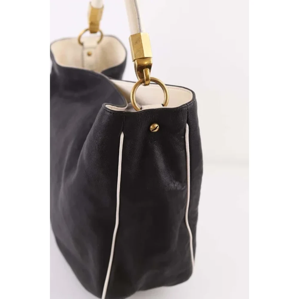 Yves Saint Laurent Vintage Pre-owned Leather handbags Black Dames