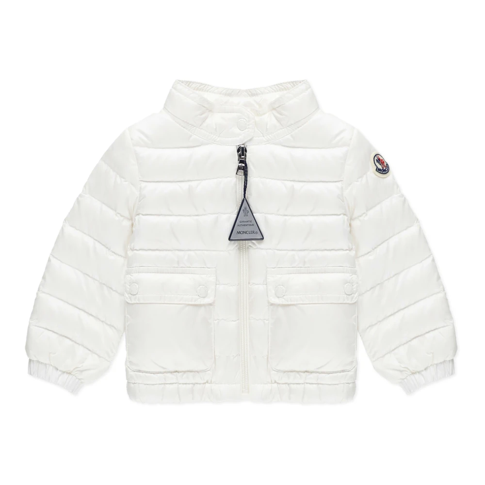 Moncler Quiltad Dunjacka för Flickor White, Pojke