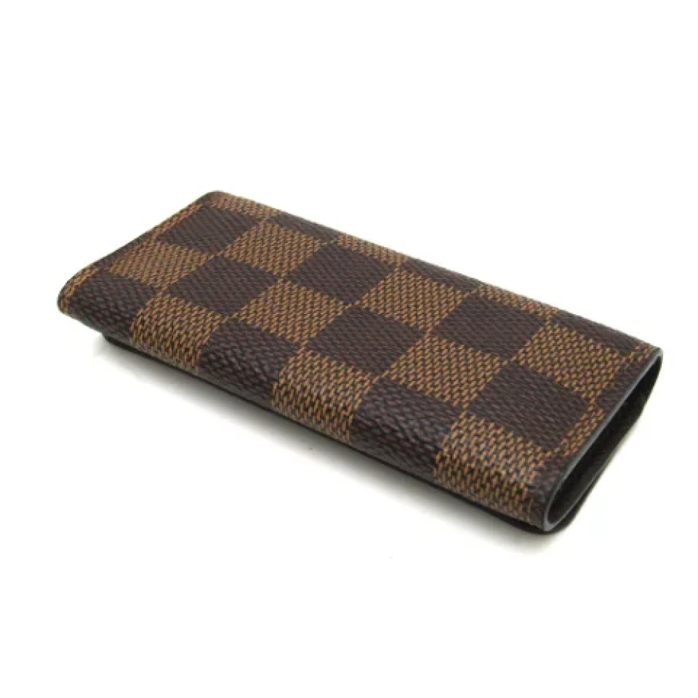 Louis Vuitton Vintage Pre-owned Fabric key-holders Brown Dames
