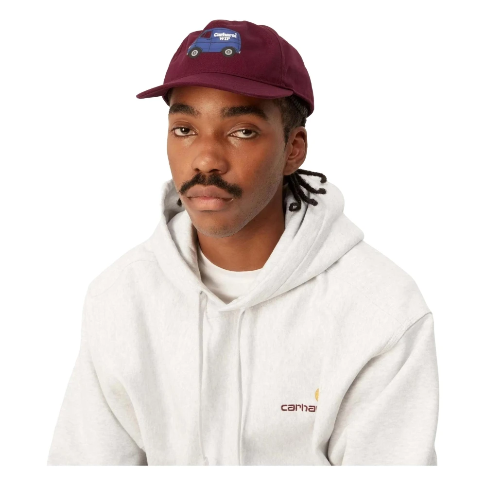 Carhartt WIP Mystery Machine Cap Red Heren