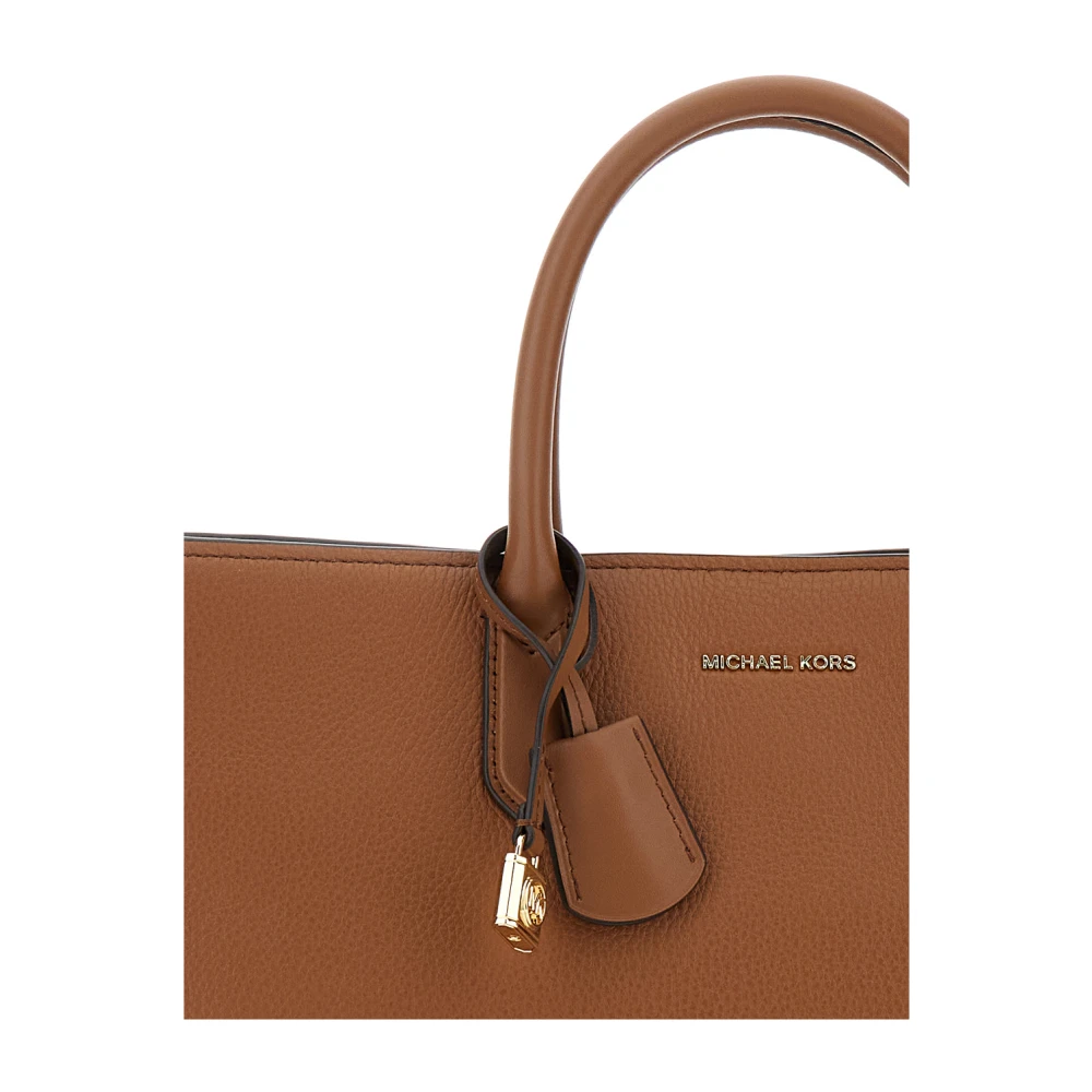 Michael Kors Bruine Tassen MD EW Satchel Brown Dames