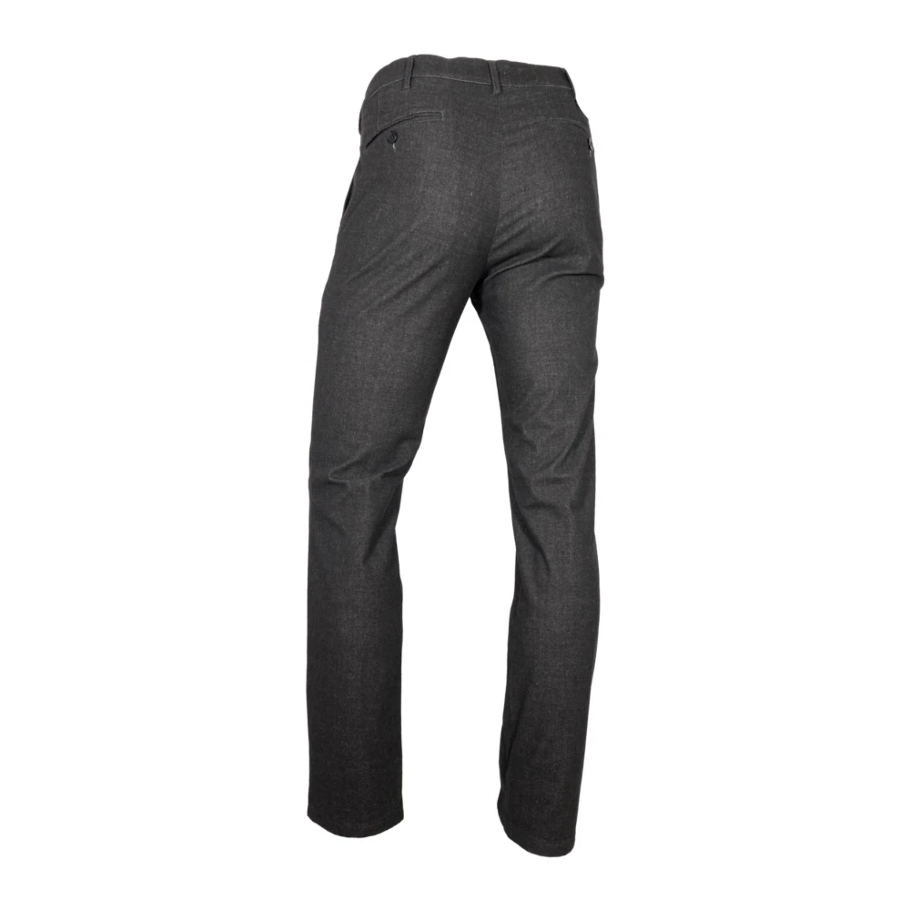 Meyer Actieve Jersey Look Chino Broek Grijs Gray Heren