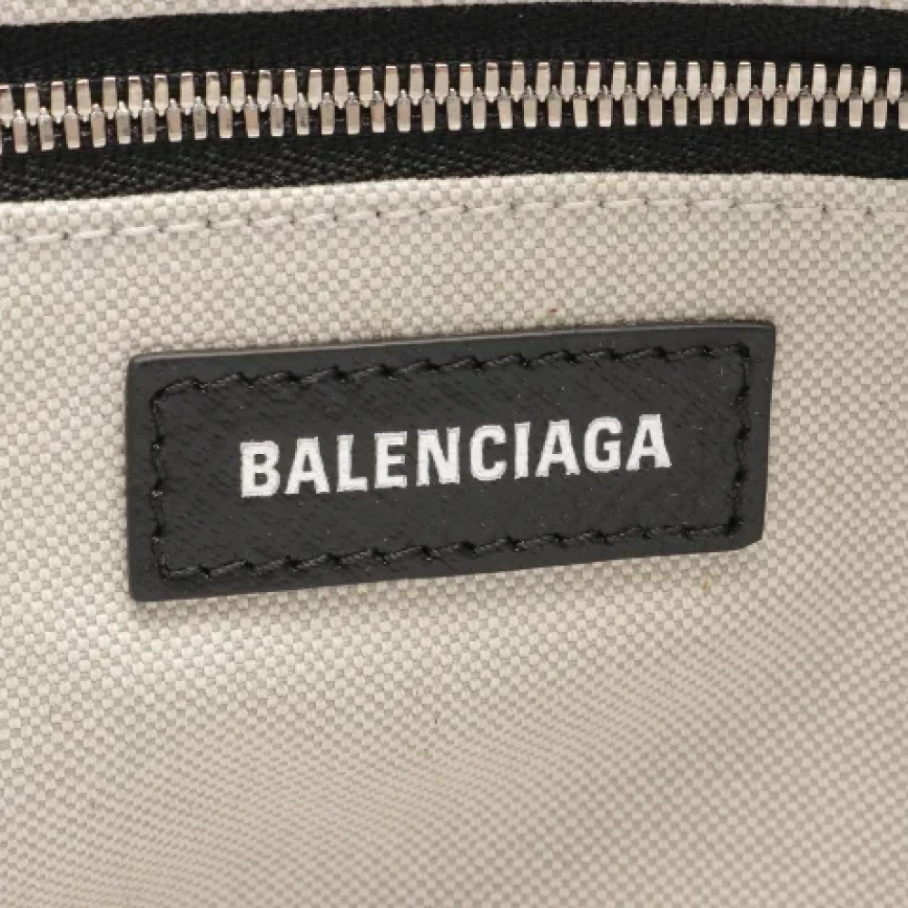 Balenciaga Vintage Pre-owned Cotton balenciaga-bags Beige Dames