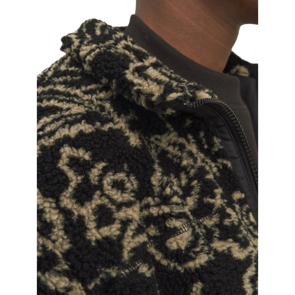 jack & jones Teddy Fleece Jas met Rits Multicolor Heren