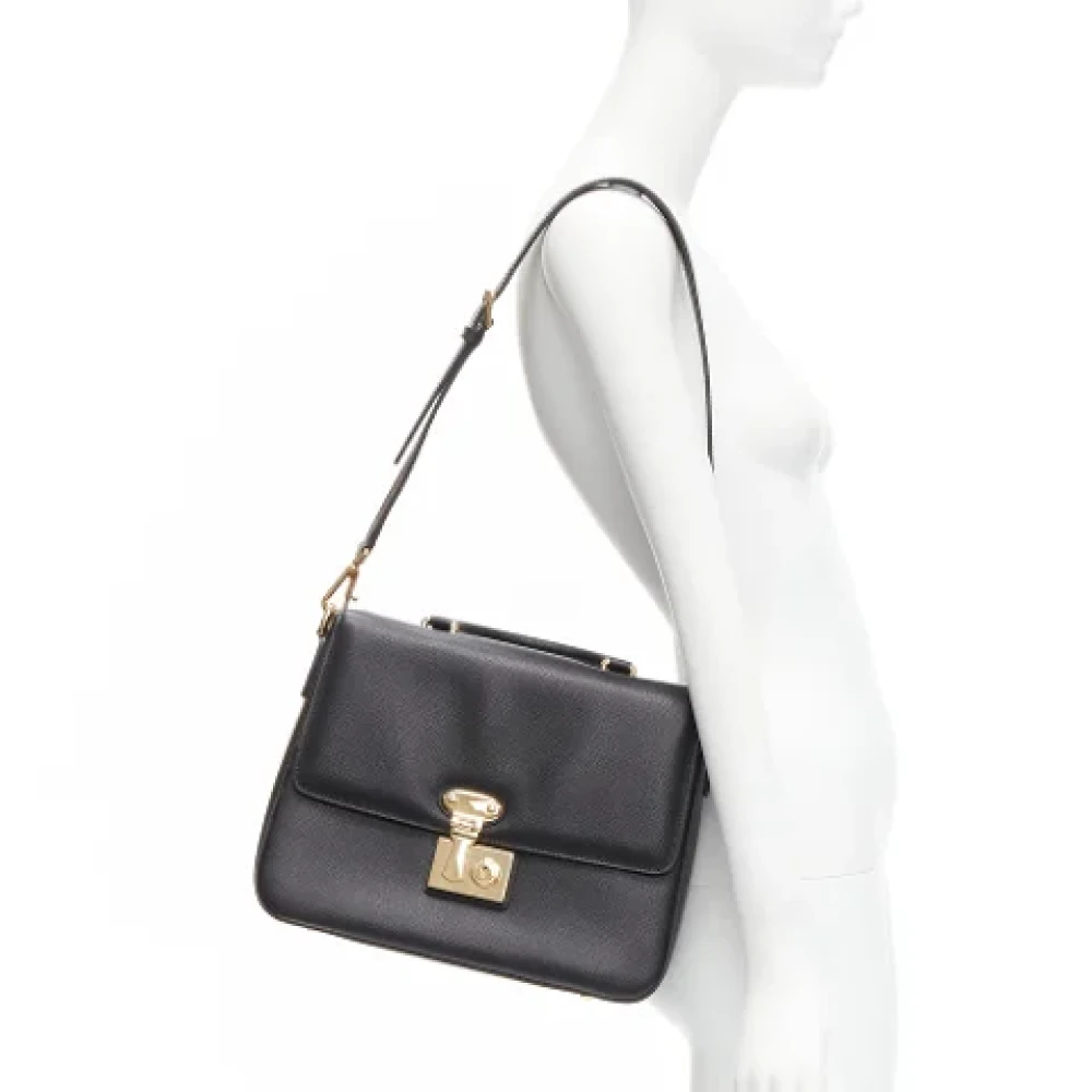 Dolce & Gabbana Pre-owned Leather handbags Black Dames
